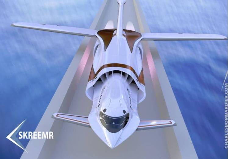 Concept art for the Skreemr aircraft.